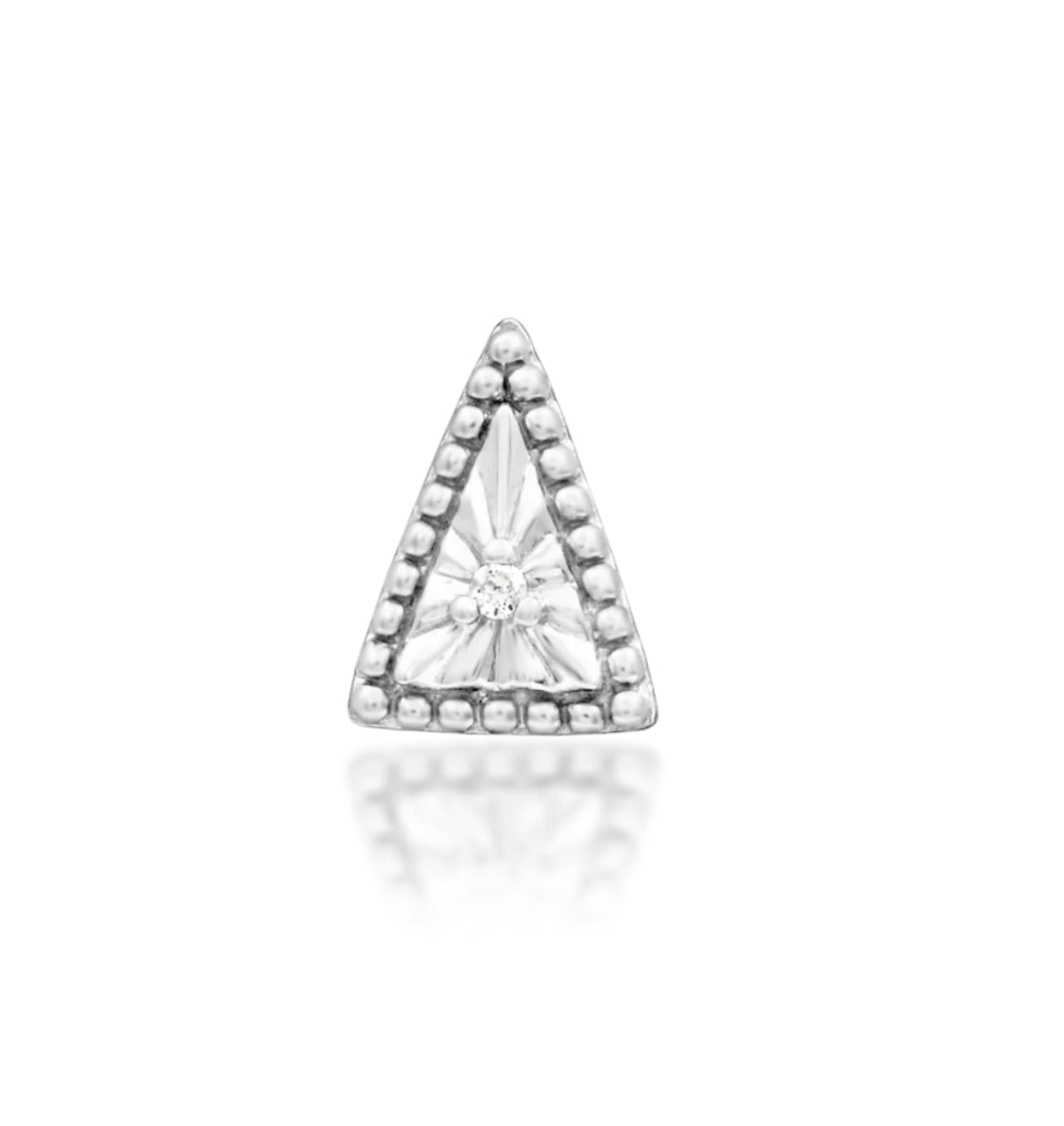 Junipurr Jewellery Nina 14kt Gold Beaded Threadless Attachment Live Earring