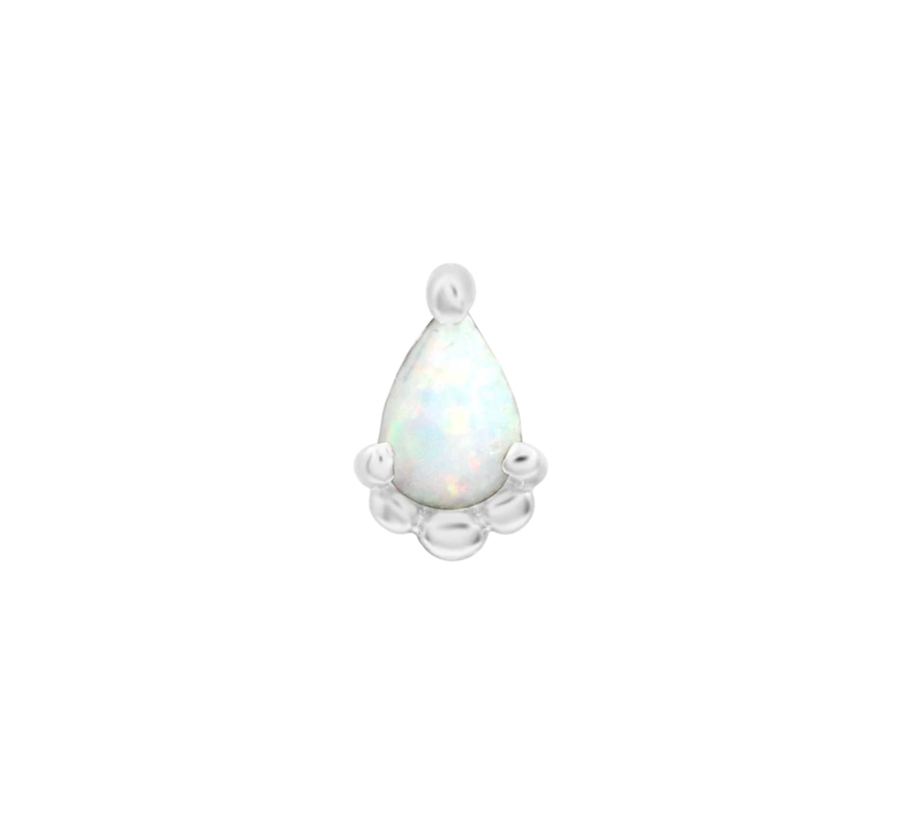 Junipurr Jewellery Amani 14kt Gold Opal Threadless End Conch Earring