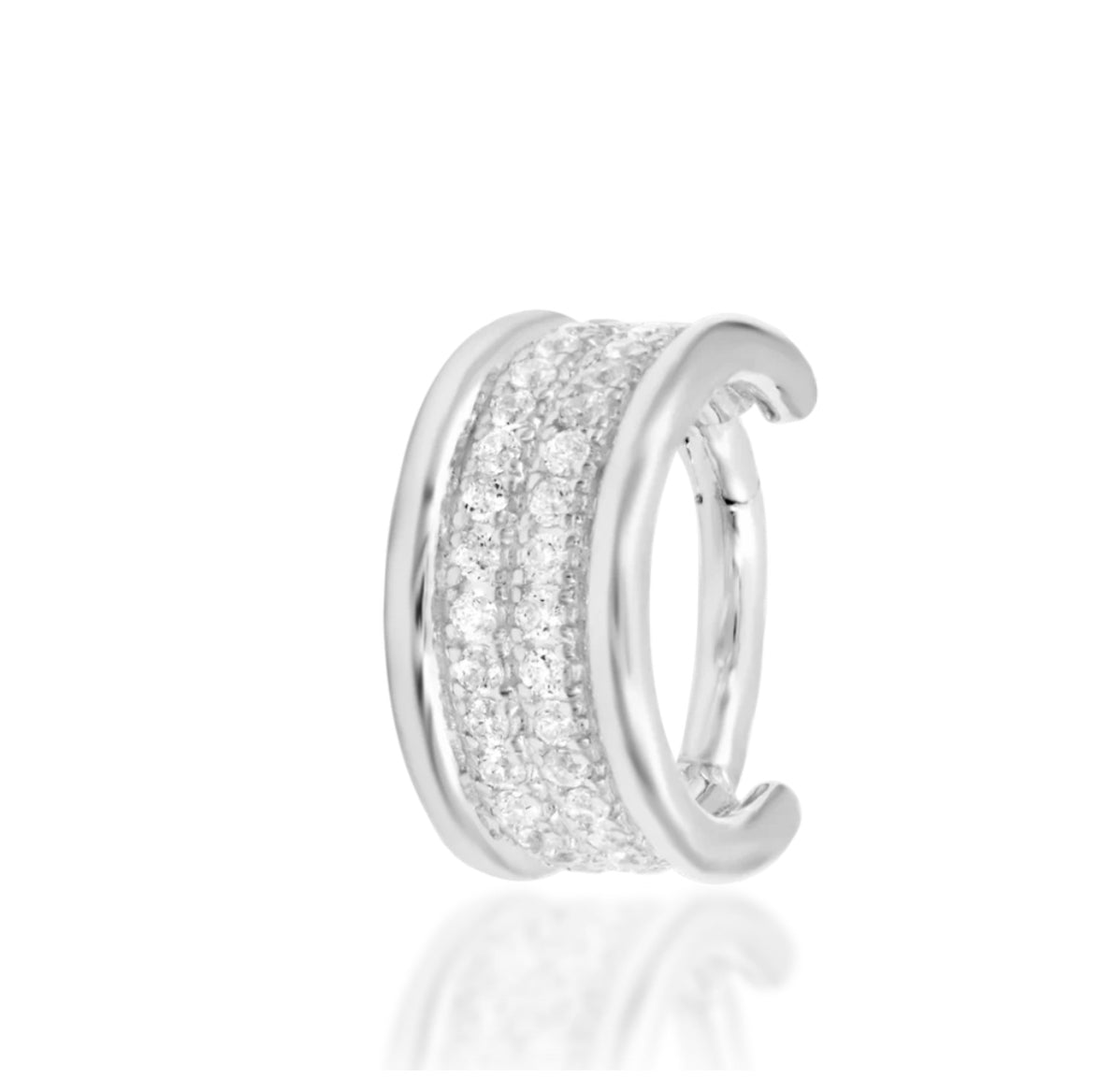 Junipurr Jewellery Vivienne CZ 14kt Gold Helix Earring Hinge Ring