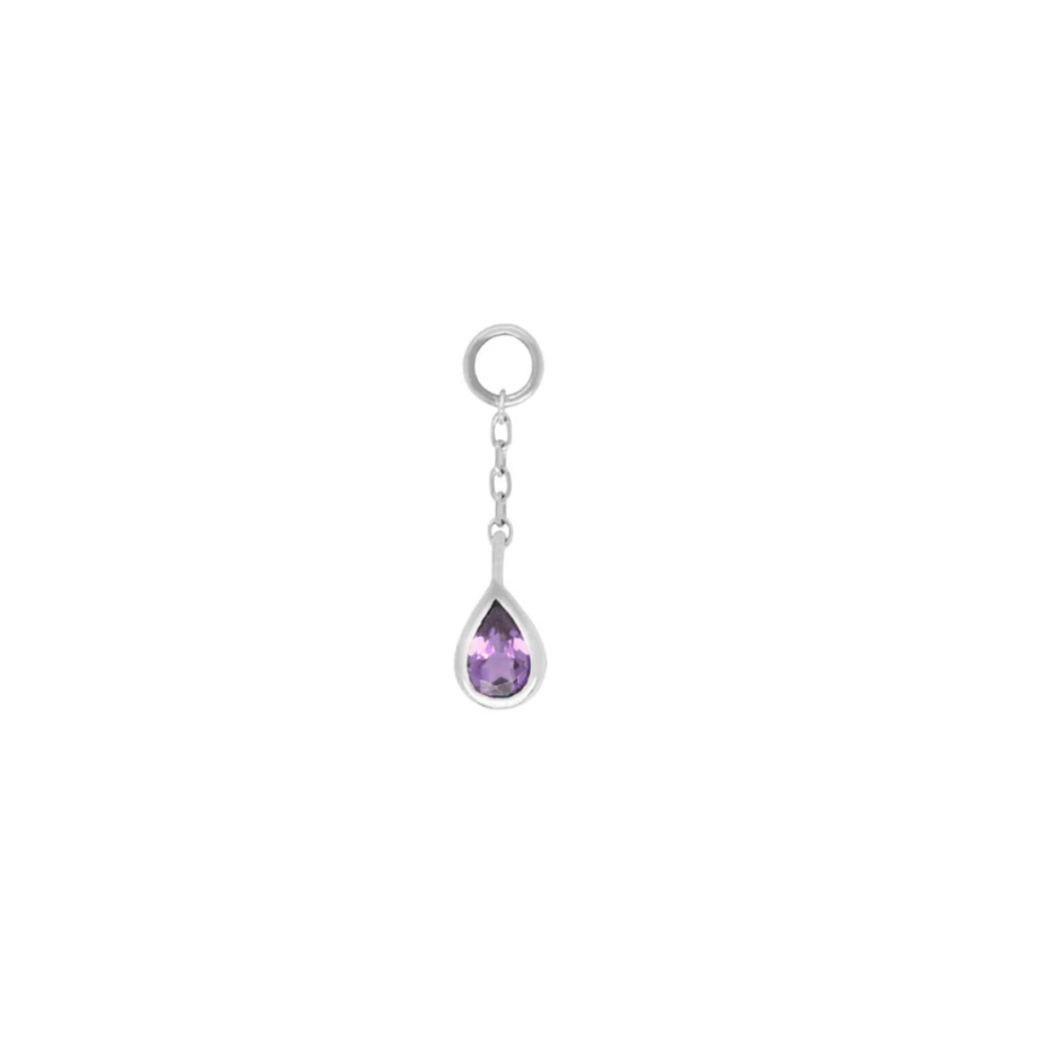 Buddha Jewellery - Concorde Amethyst Chain & Charm Earrings