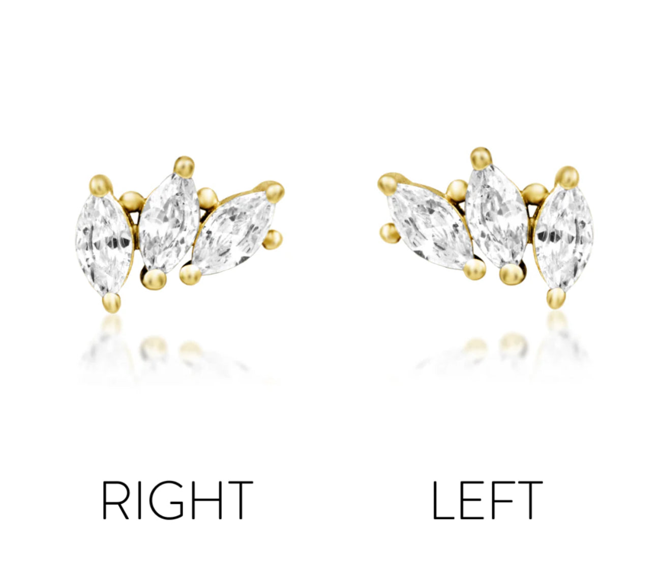 Junipurr Jewellery Fallon 14kt gold Threadless Attachment Helix Earring