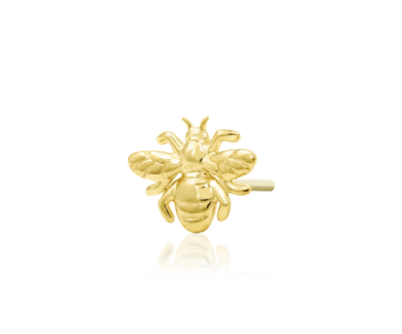 Junipurr Jewellery Bee Holier 14kt Gold Threadless Attachment Helix Earring