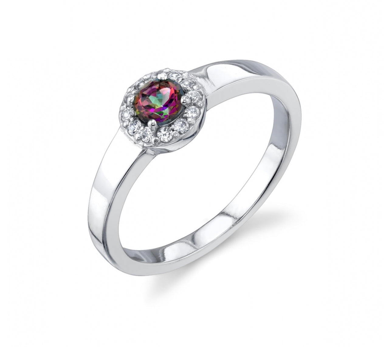 Design Your Own BVLA – Pick Your Setting & Gemstones - Altura Rose Gold Rainbow Moonstone & Amethyst Ring