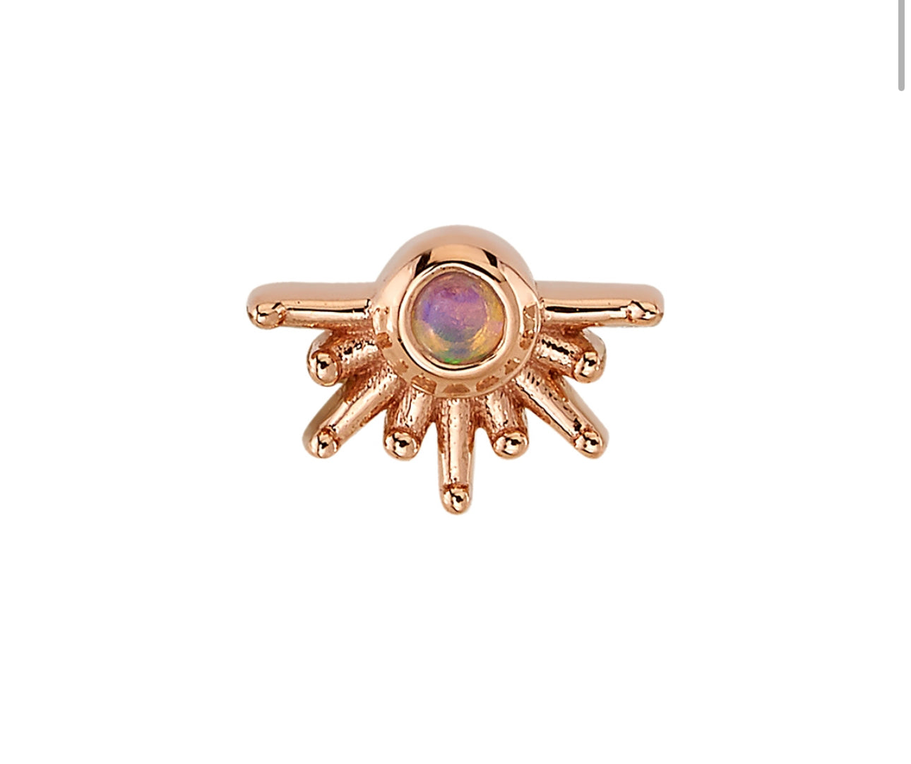 Design Your Own BVLA – Pick Your Setting & Gemstones - Live To Tell - 14kt Gold Diamond Sapphire Opal Attachment End