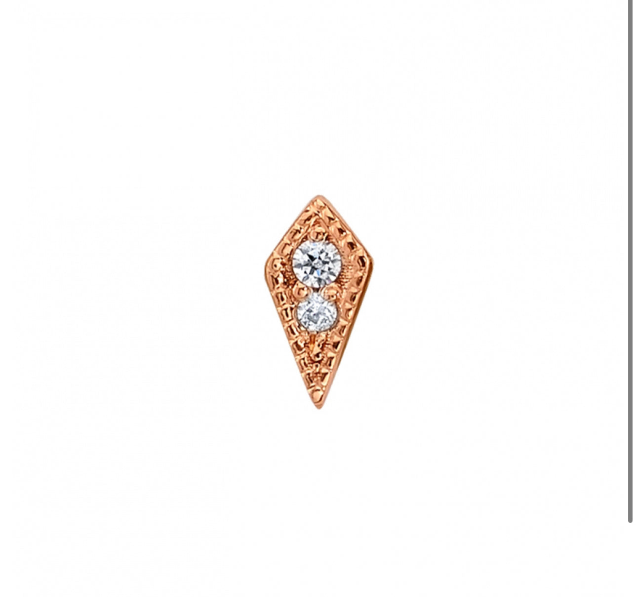 Design Your Own BVLA – Pick Your Setting & Gemstones - Dario 14kt Gold Sapphire Diamond Attachment End Lobes Helix Conch Earring
