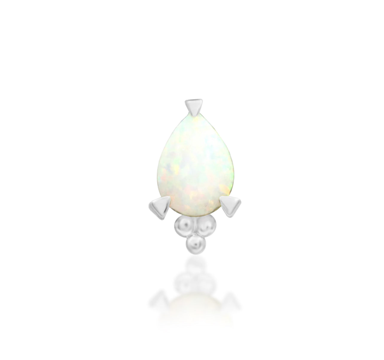Junipurr Jewellery Artemis 14kt Gold Opal Threadless Attachment Conch Earring
