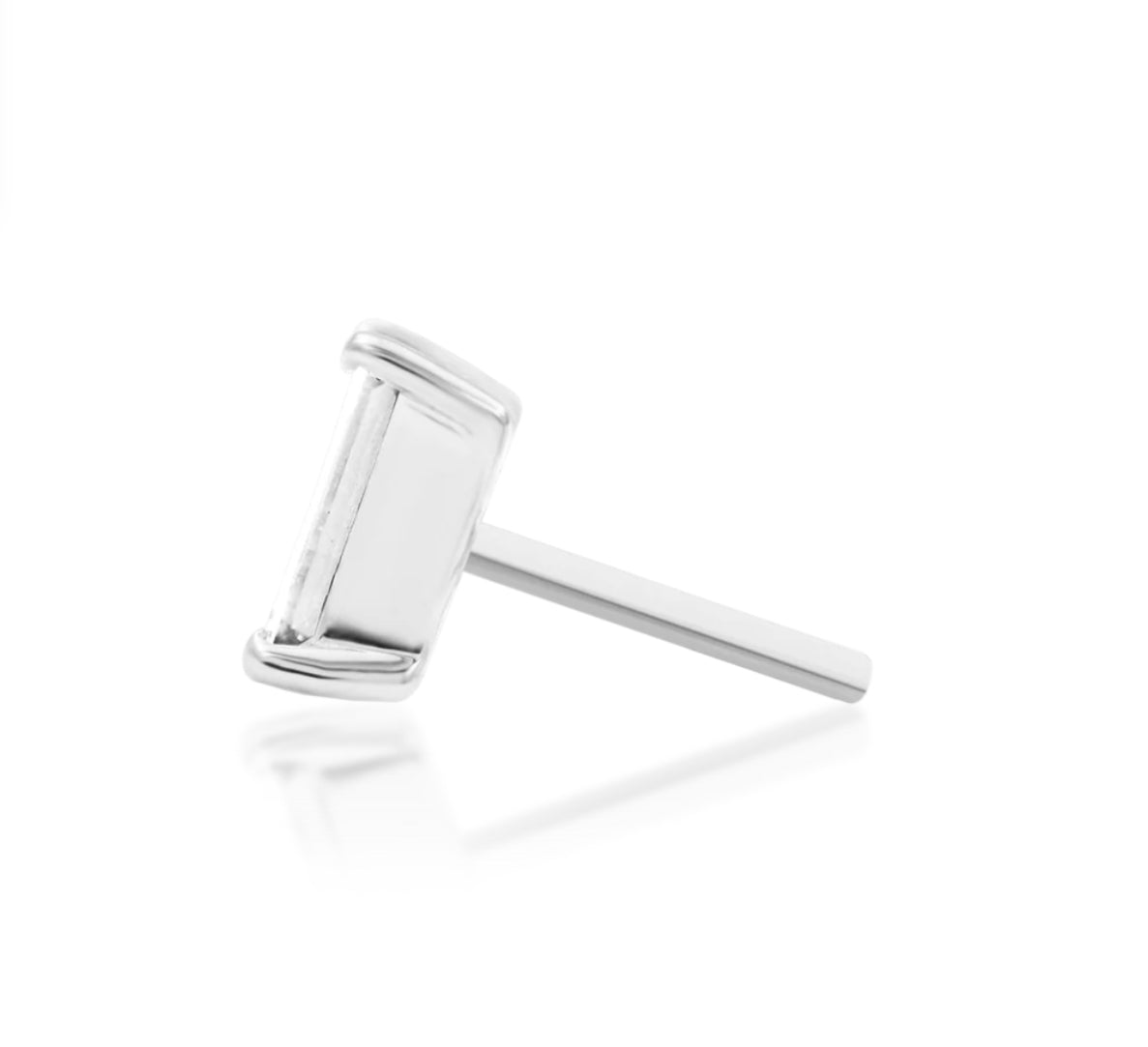 Junipurr Jewellery Diamond Baguette Gold Threadless End