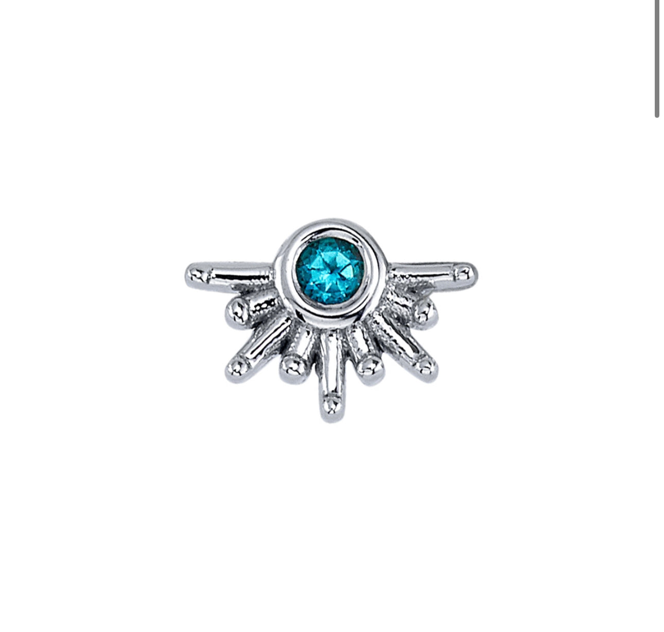 Design Your Own BVLA – Pick Your Setting & Gemstones - Live To Tell - 14kt Gold Diamond Sapphire Opal Attachment End