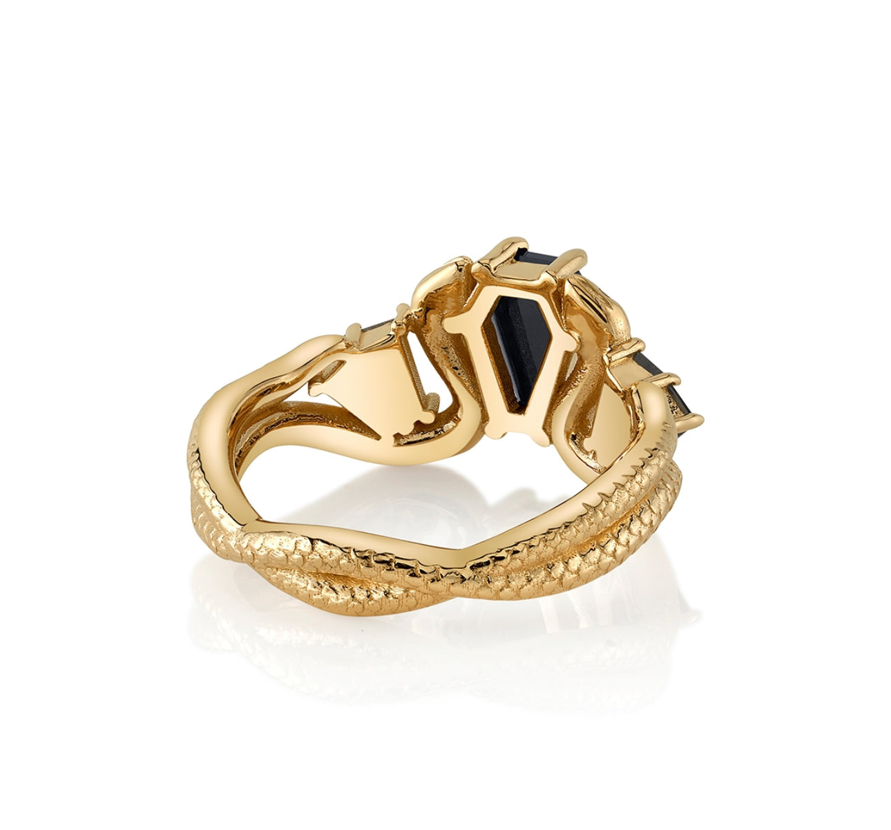 BVLA Design Your Own – La Dolce Vida Black Diamond Engagement Ring | Custom Gold & Gemstones