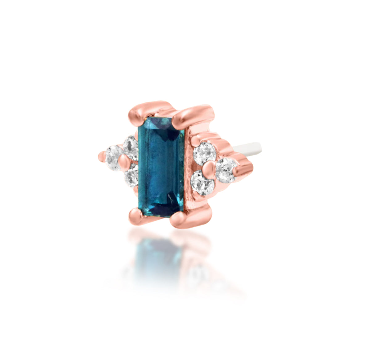 Junipurr Jewellery Nellie Gold Alexander & CZ Helix Earring