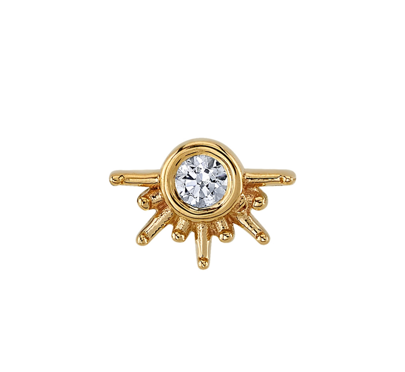 Design Your Own BVLA – Pick Your Setting & Gemstones - Live To Tell - 14kt Gold Diamond Sapphire Opal Attachment End