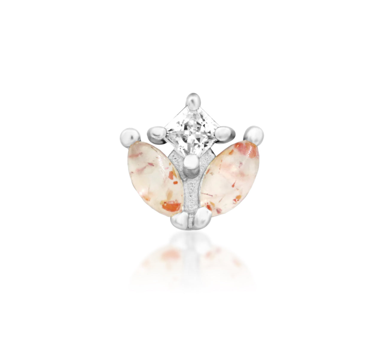 Junipurr Jewellery Vi 14kt Gold Sunstone Threadless Attachment Conch Earring