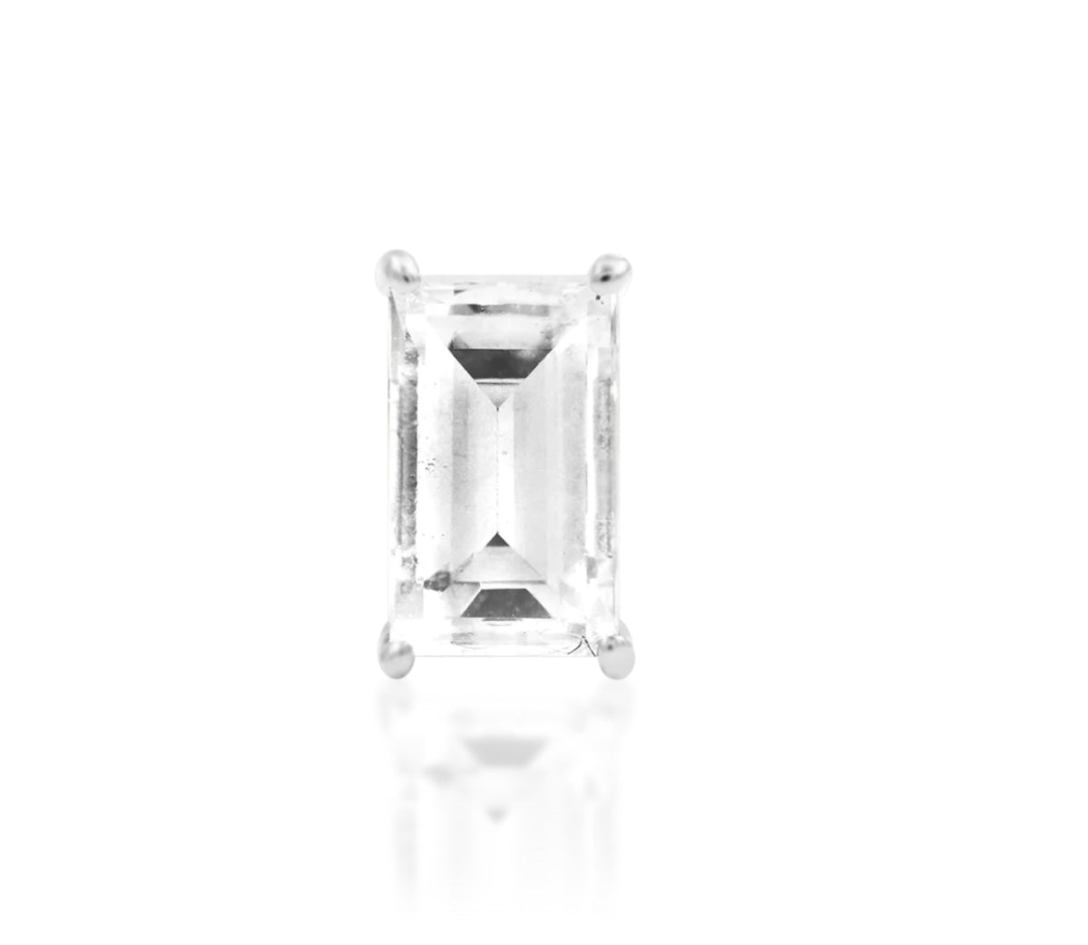 Junipurr Jewellery Diamond Baguette Gold Threadless End