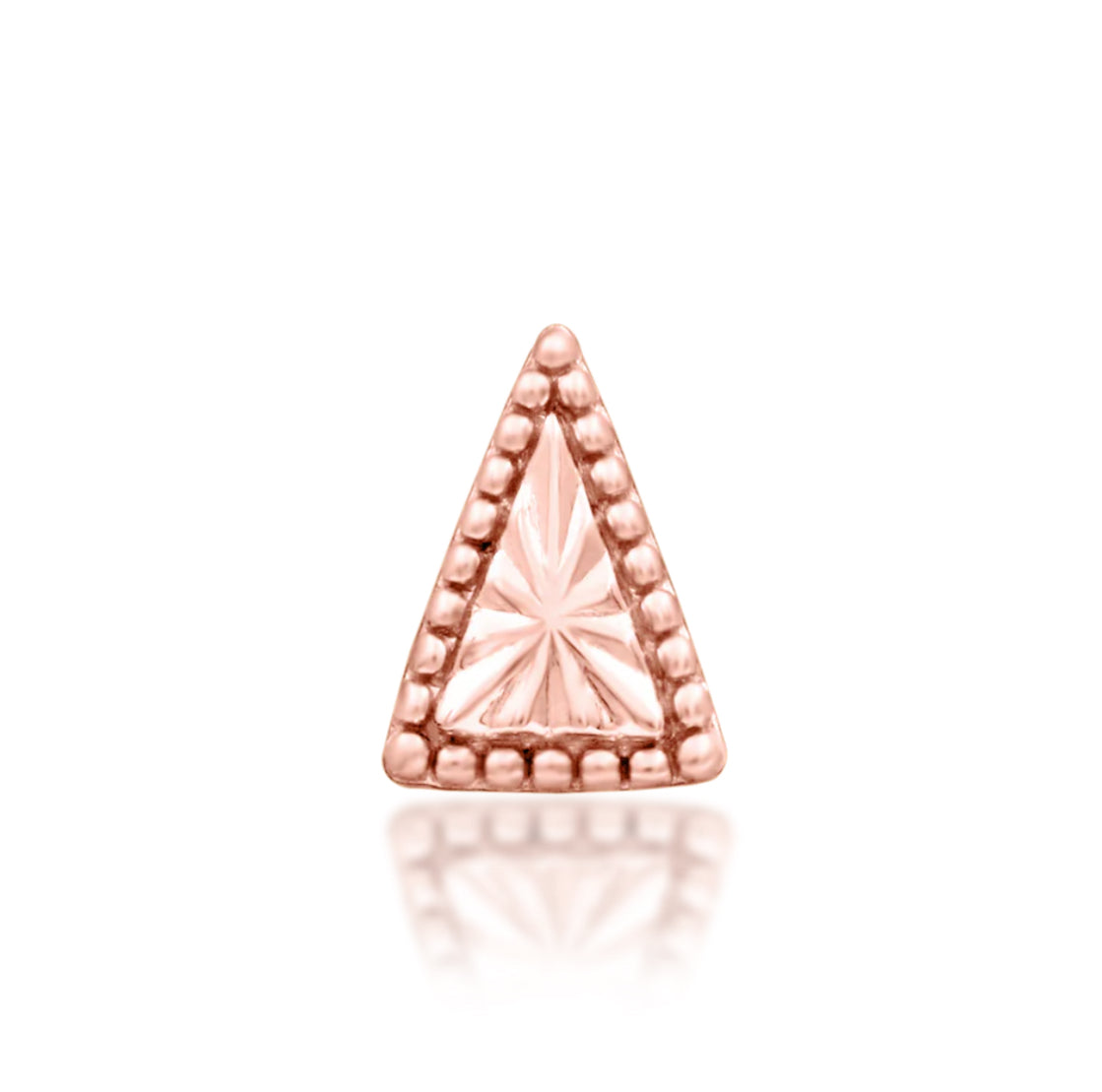 Junipurr Jewellery 14kt Gold Mila Beaded Threadless Attachment Lobe Earring