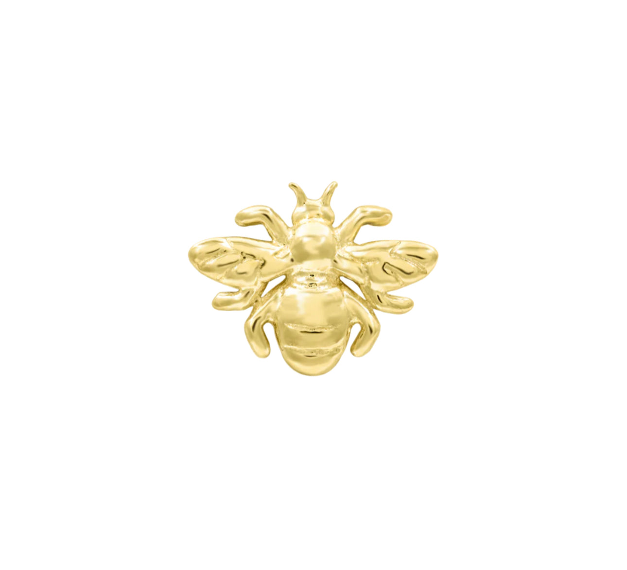 Junipurr Jewellery Bee Holier 14kt Gold Threadless Attachment Helix Earring