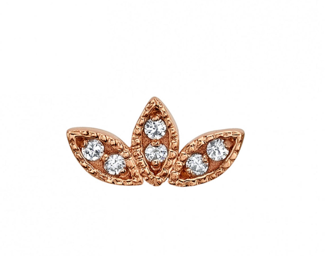 Design Your Own BVLA – Pick Your Setting & Gemstones - Firefly Gold Attachment Conch Helix Attachment