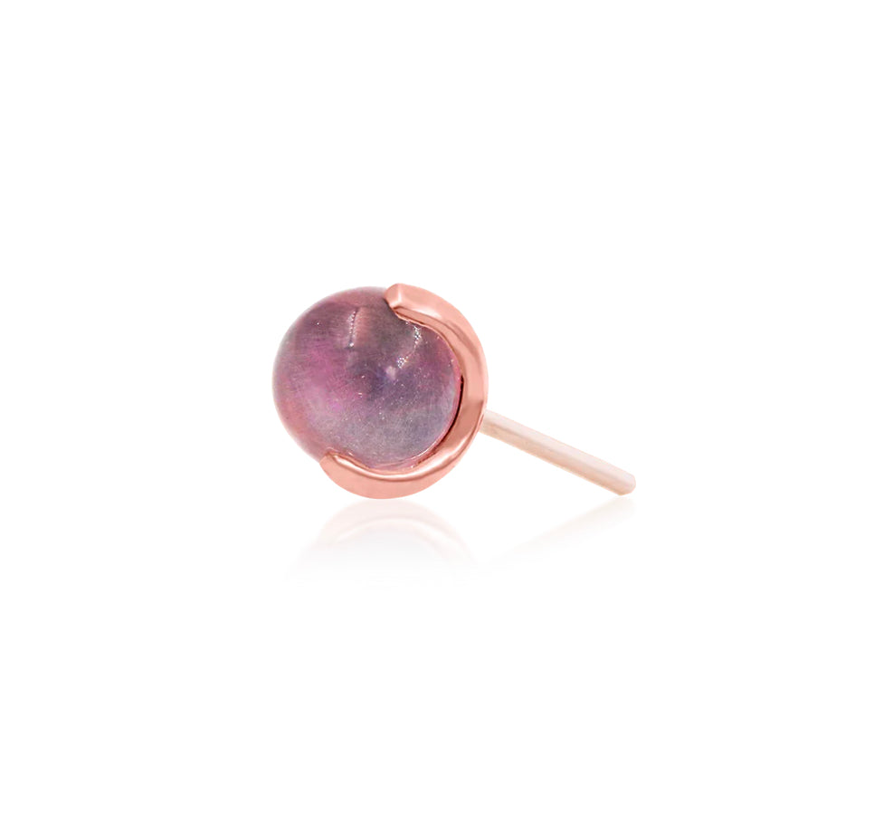 Junipurr Jewellery Prong Set Ball Rose Quartz