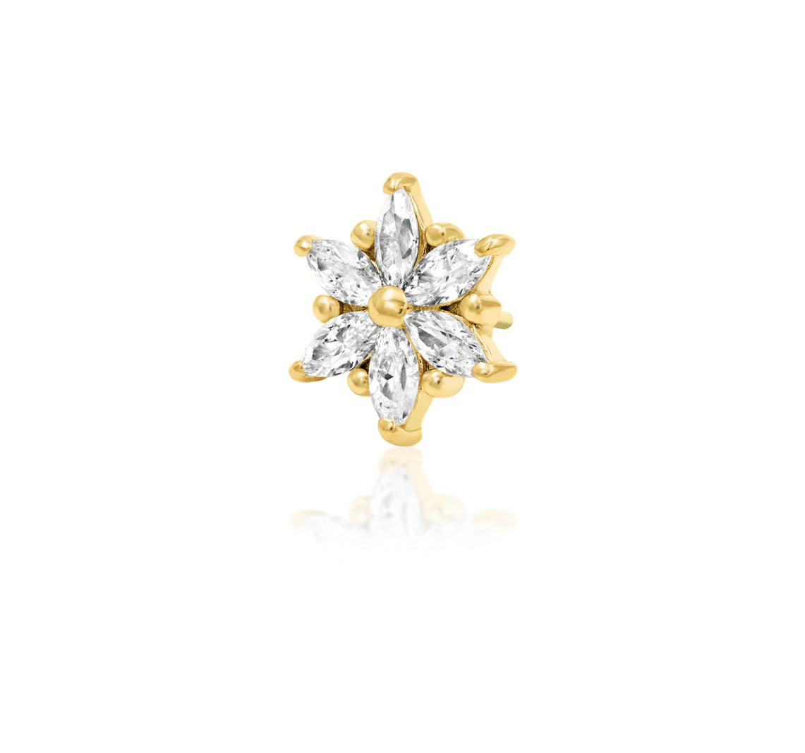 Junipurr Jewellery Anastasia 14kt Gold Threadless End