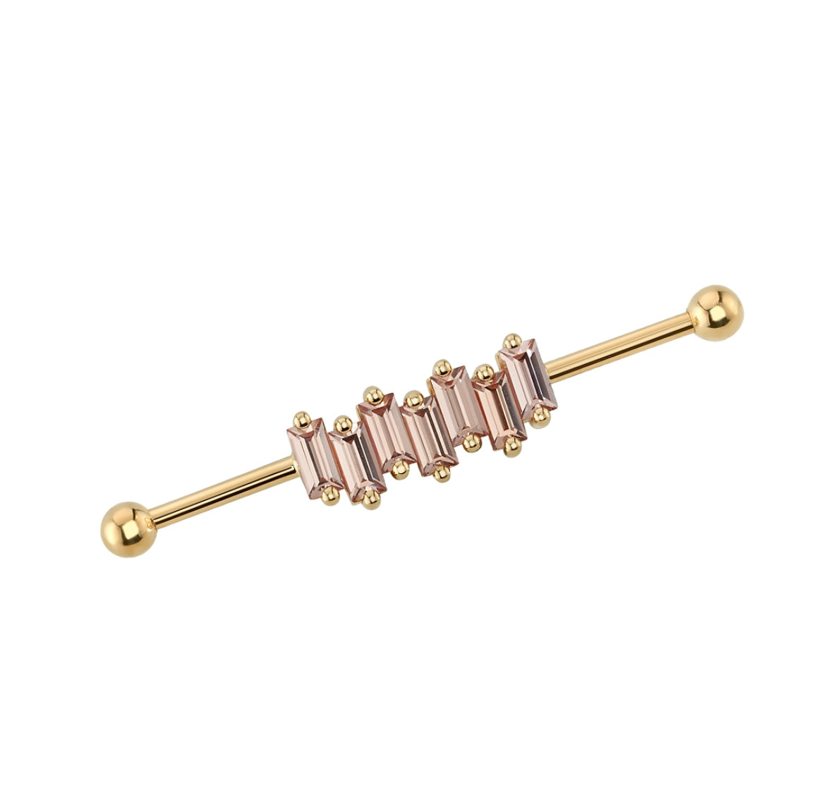 Design Your Own BVLA – Pick Your Setting & Gemstones - Madison Gold Industrial Sapphire Earring