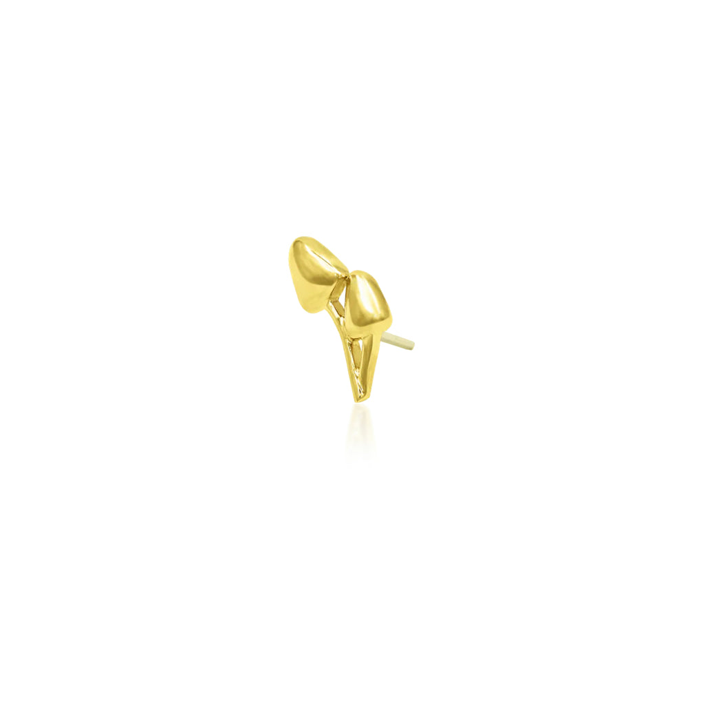 Junipurr Jewellery Funguys 14kt Gold Threadless send