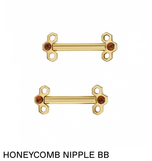 BVLA Custom Order Honeycomb Barbell