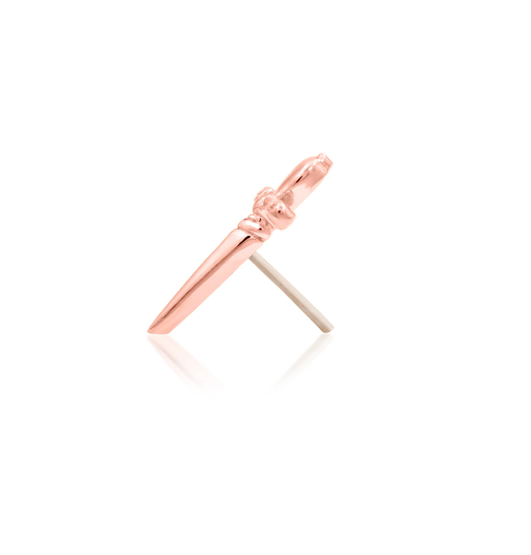 Junipurr Jewellery Looking Sharp 14kt Gold Threadless End