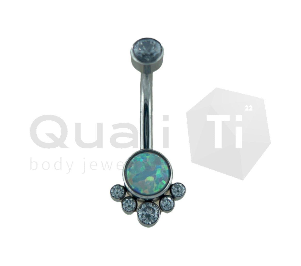 The chandelier Navel Curve QualiTi Titanium (colour variants)