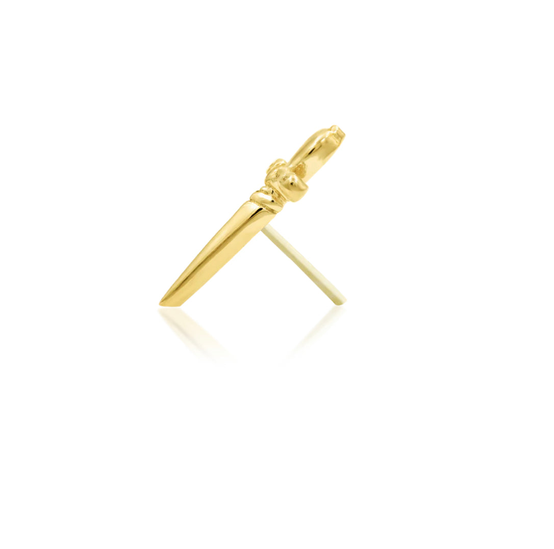 Junipurr Jewellery Looking Sharp 14kt Gold Threadless End