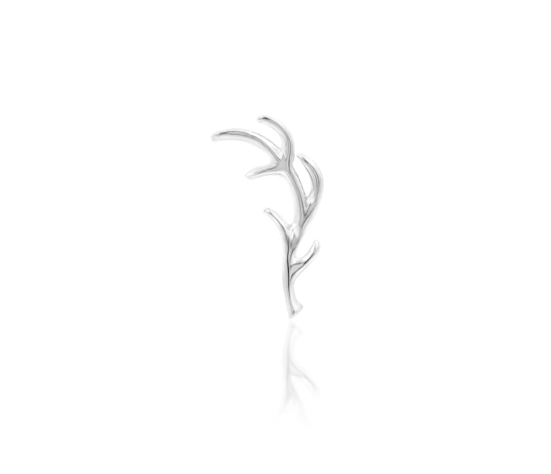 Junipurr Jewellery Gold Antler 14kt Threadless End