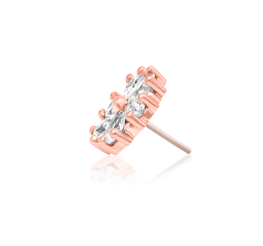 Junipurr Jewellery Bobbie 14kt Gold Threadless Labret