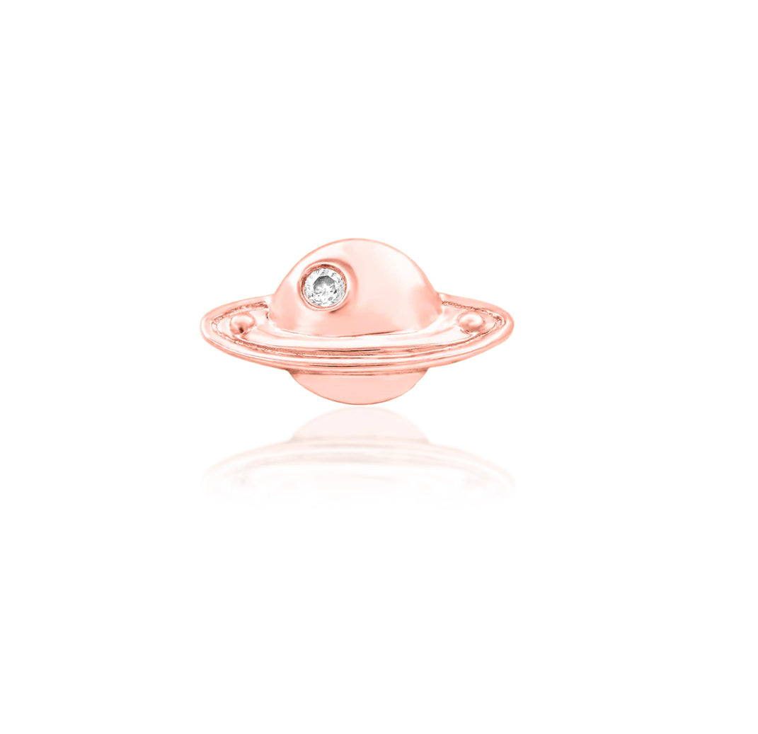 Junipurr Jewellery Saturn 14kt Gold Threadless send