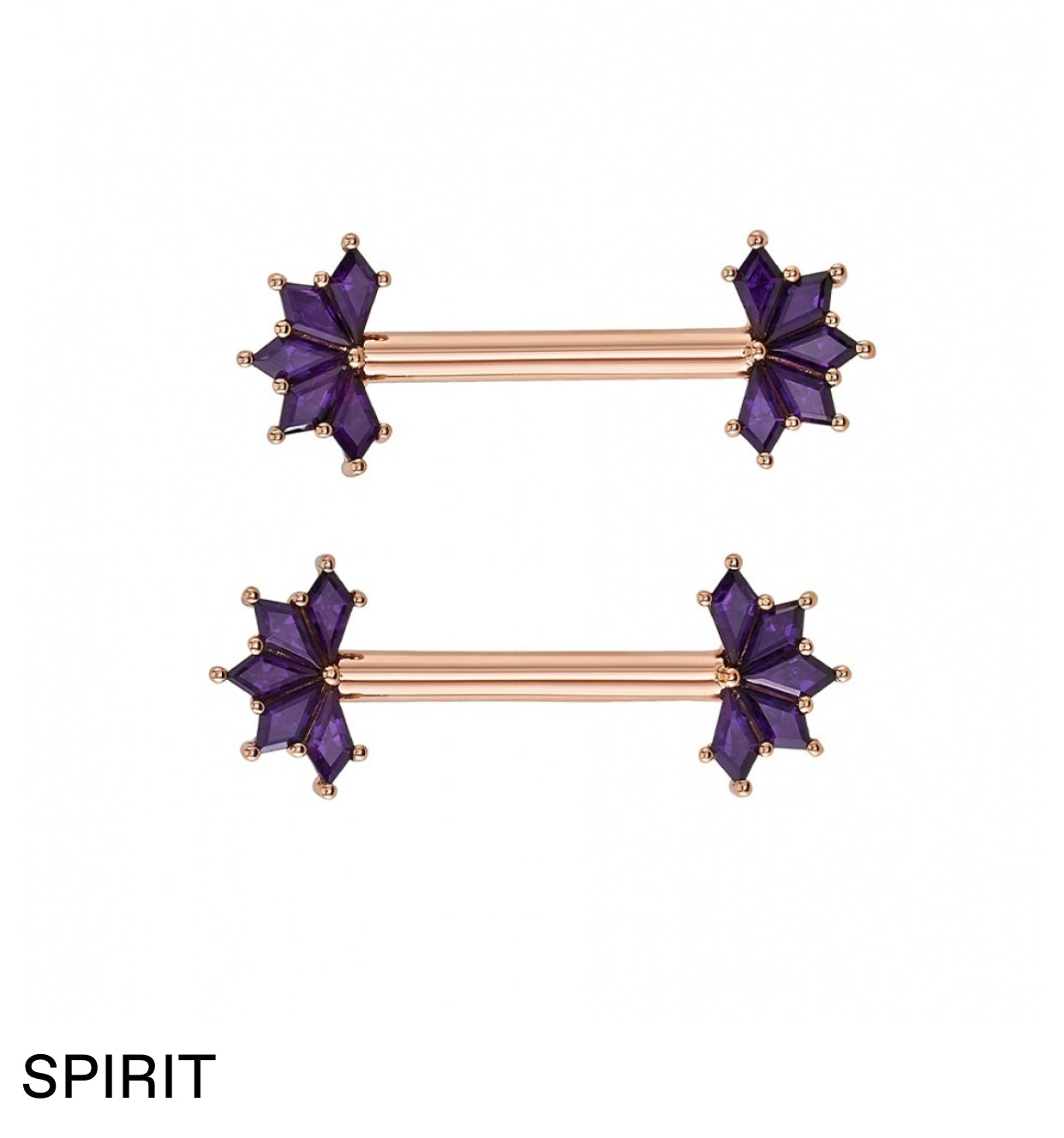 Design Your Own BVLA – Pick Your Setting & Gemstones - Spirit Nipple Bar Industrial