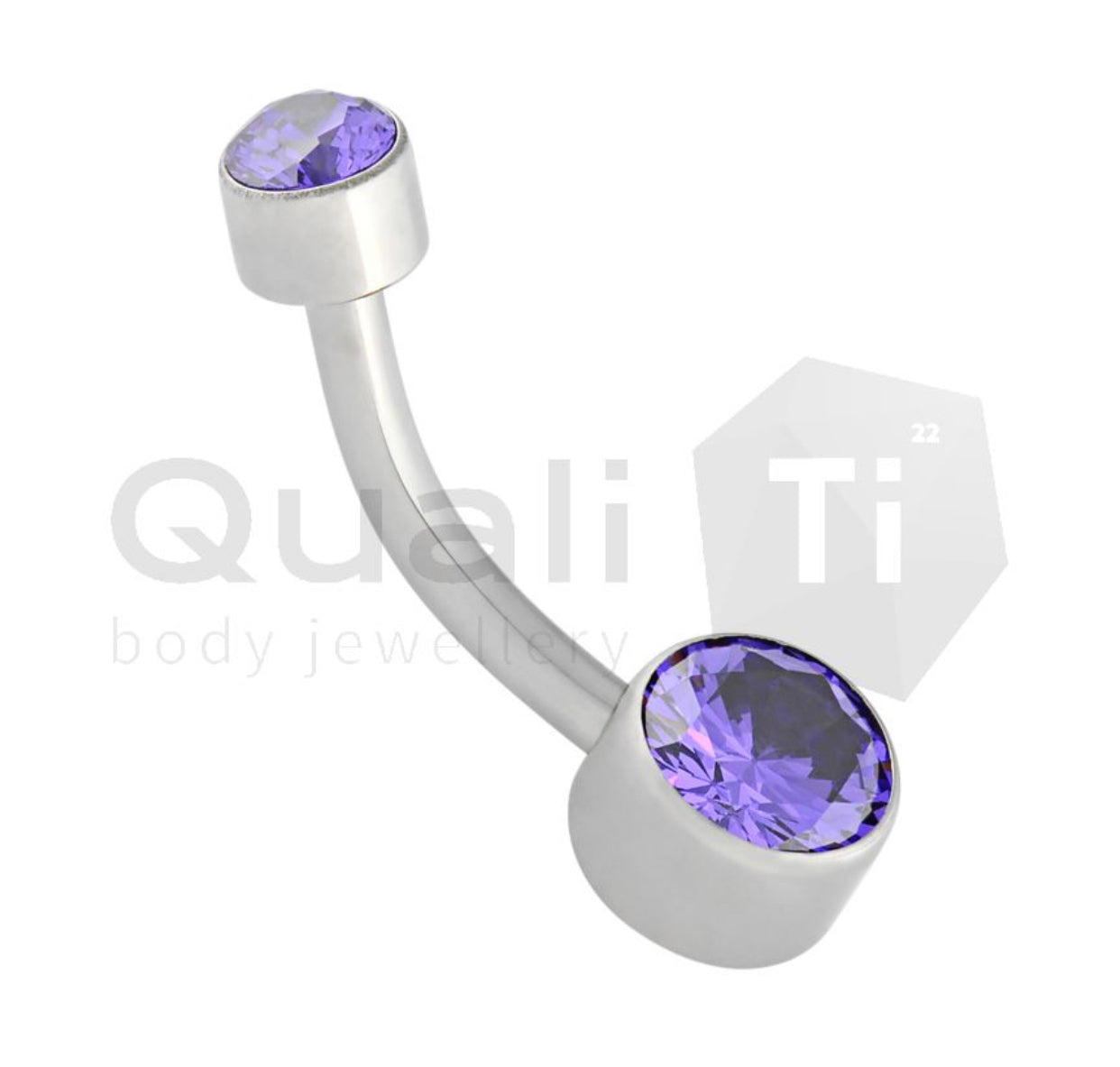 QualiTi The 'Dustie' Micro Navel (colour variants)
