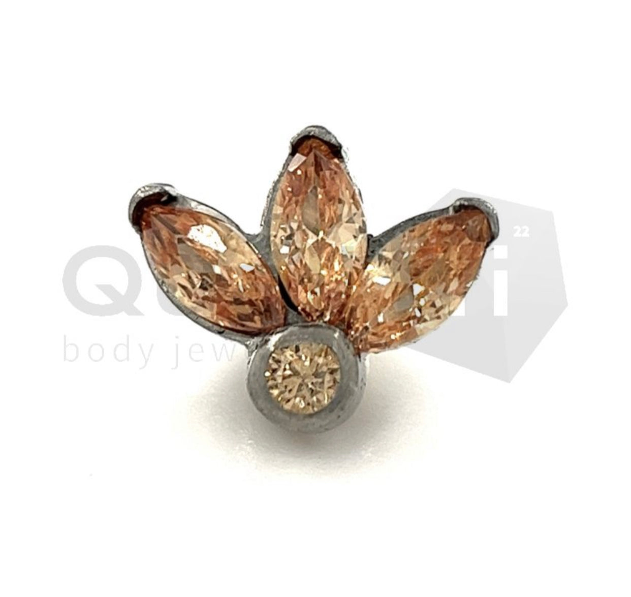 Fleur De Lys Internally Threaded Attachment (colour variations)