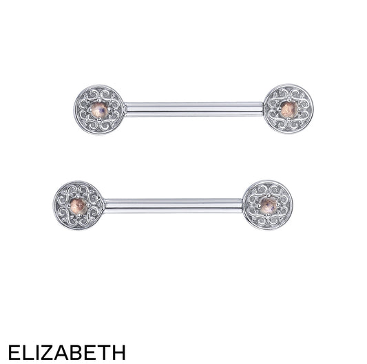 Design Your Own BVLA – Pick Your Setting & Gemstone - Elizabeth Oregon Nipple Bar
