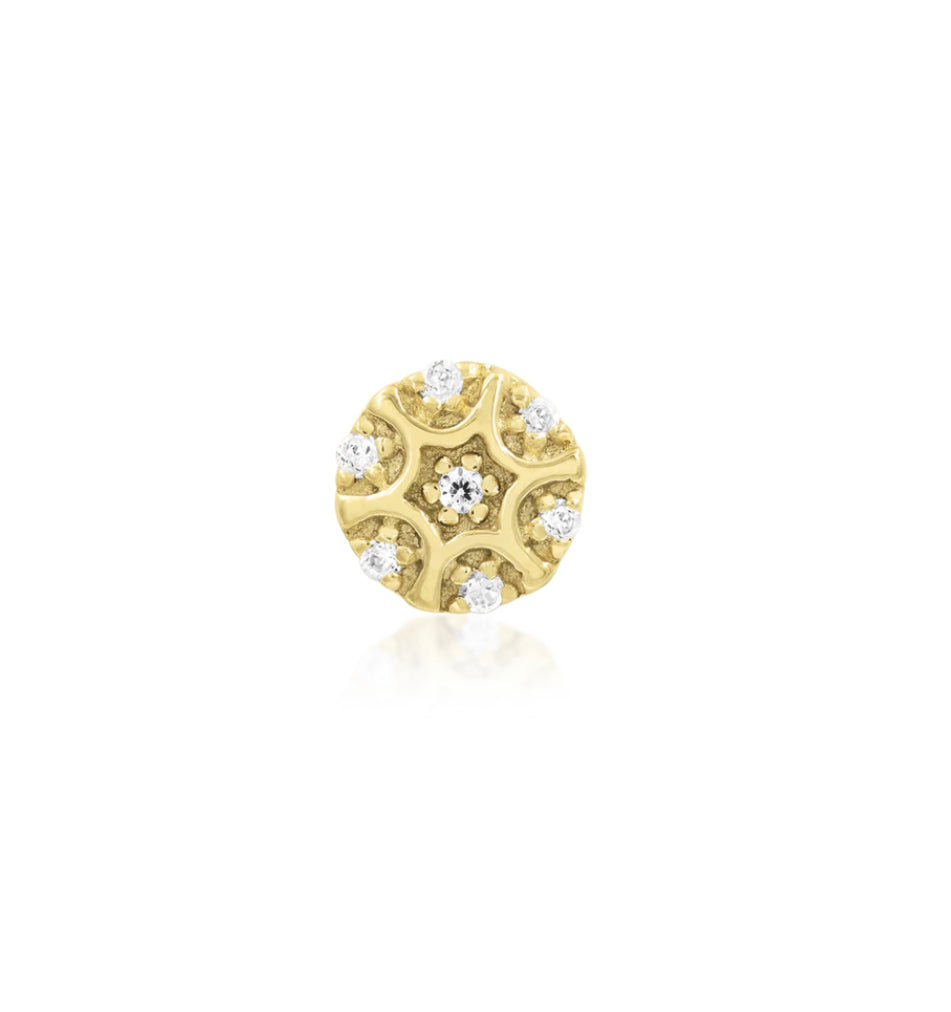 Junipurr Jewellery Nuala 14kt Gold Threadless End