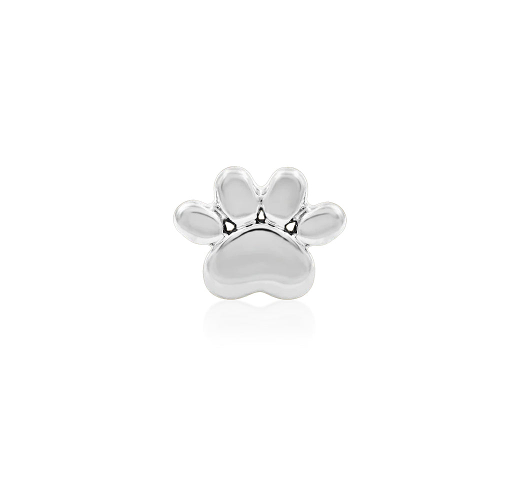 Junipurr Jewellery Gold Dog Paw Threadless End