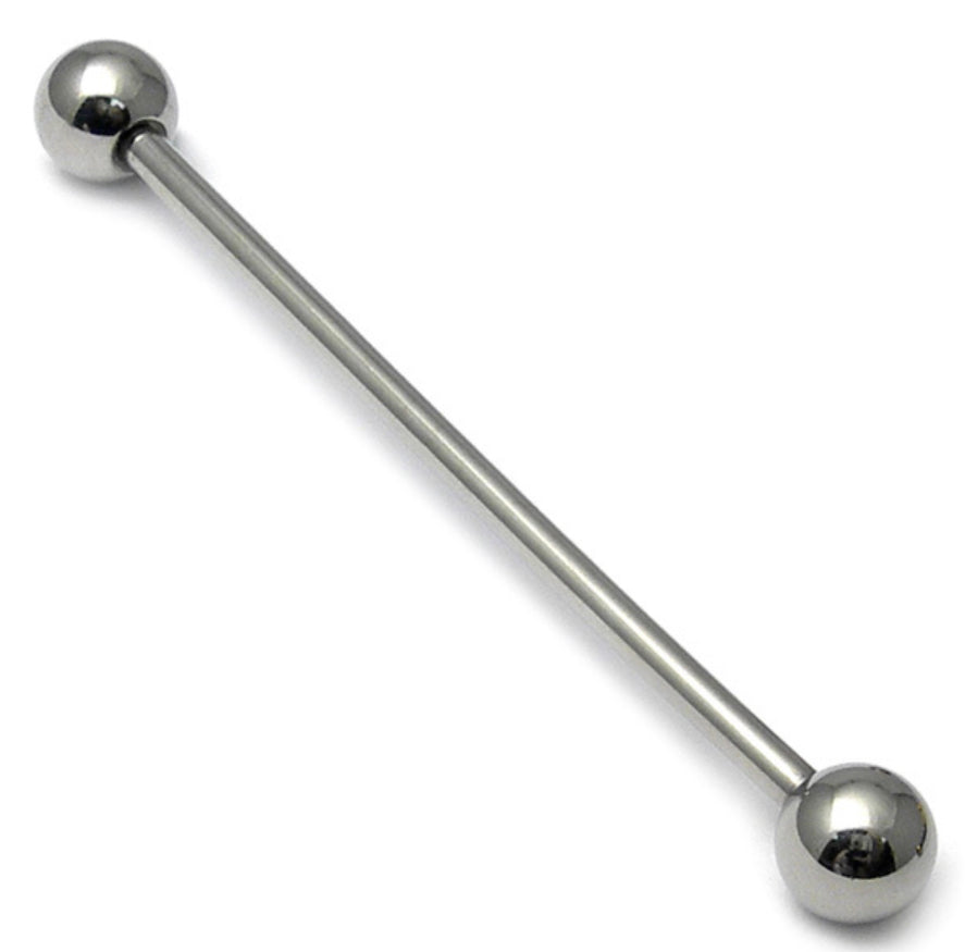 Titanium Industrial Scaffold Barbell 1.6mm