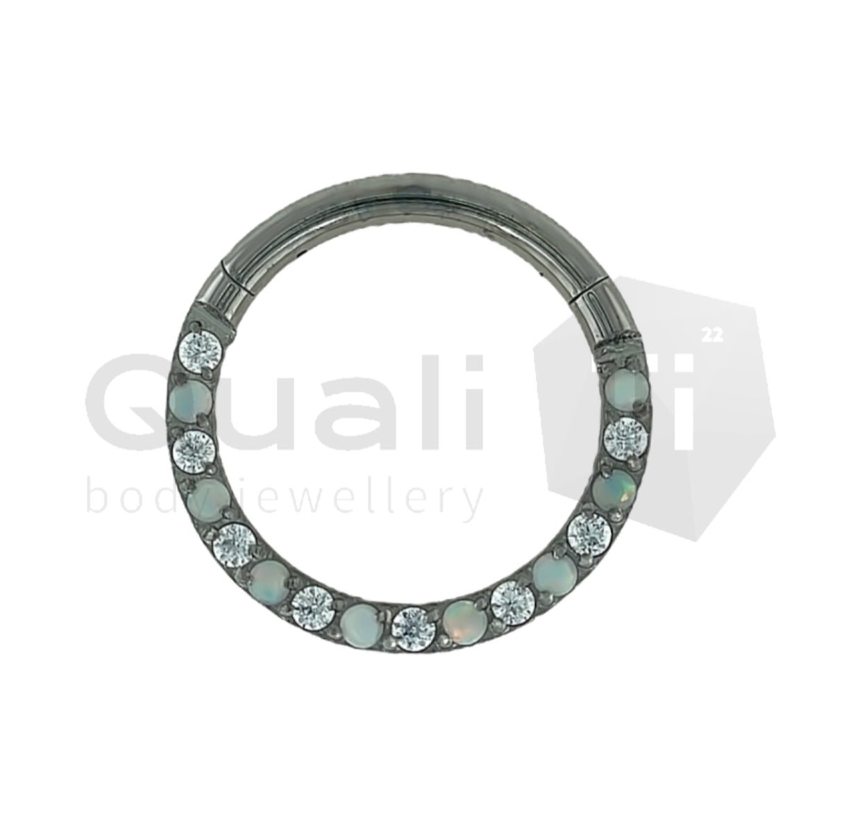 The 'Celeste' Hinged Titanium Ring
