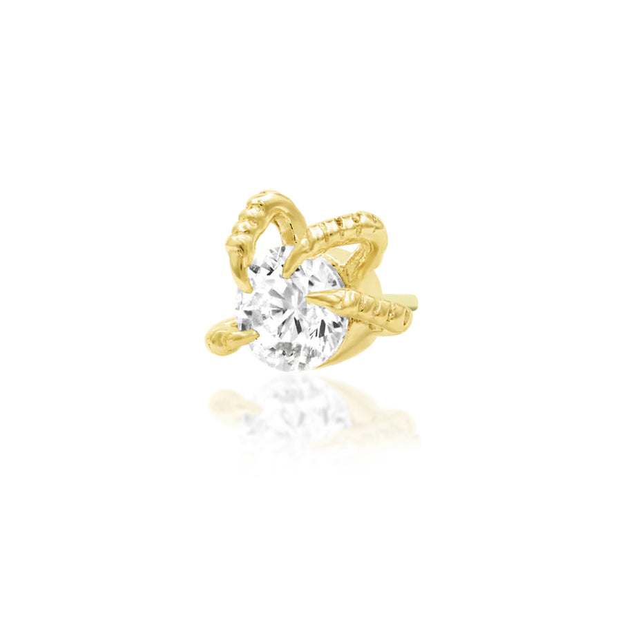 Junipurr Jewellery Wyvern 14kt Gold Threadless End