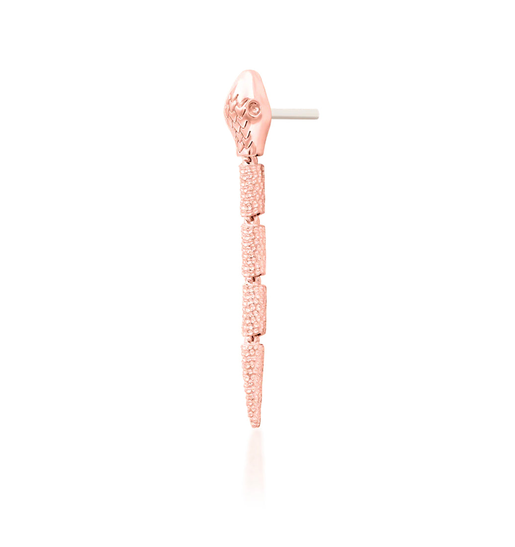 Junipurr Jewellery Bite Me 14kt Gold Threadless End