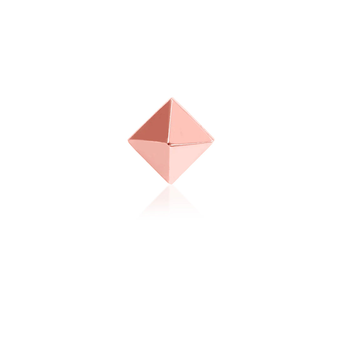 Junipurr Jewellery Gold Pyramid 14kt Threadless End