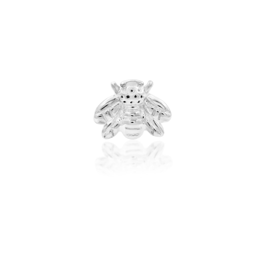 Junipurr Jewellery Mini Bee 14kt Gold Threadless End