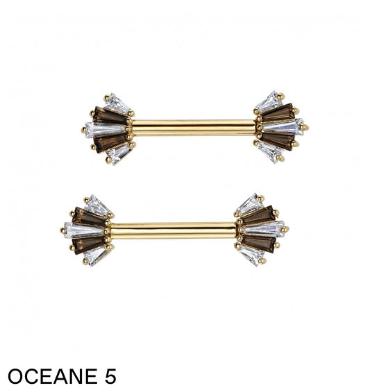 BVLA Design Your Own –  Oceane 5 Nipple Bar