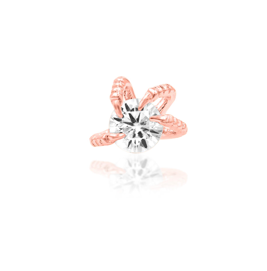 Junipurr Jewellery Wyvern 14kt Gold Threadless End