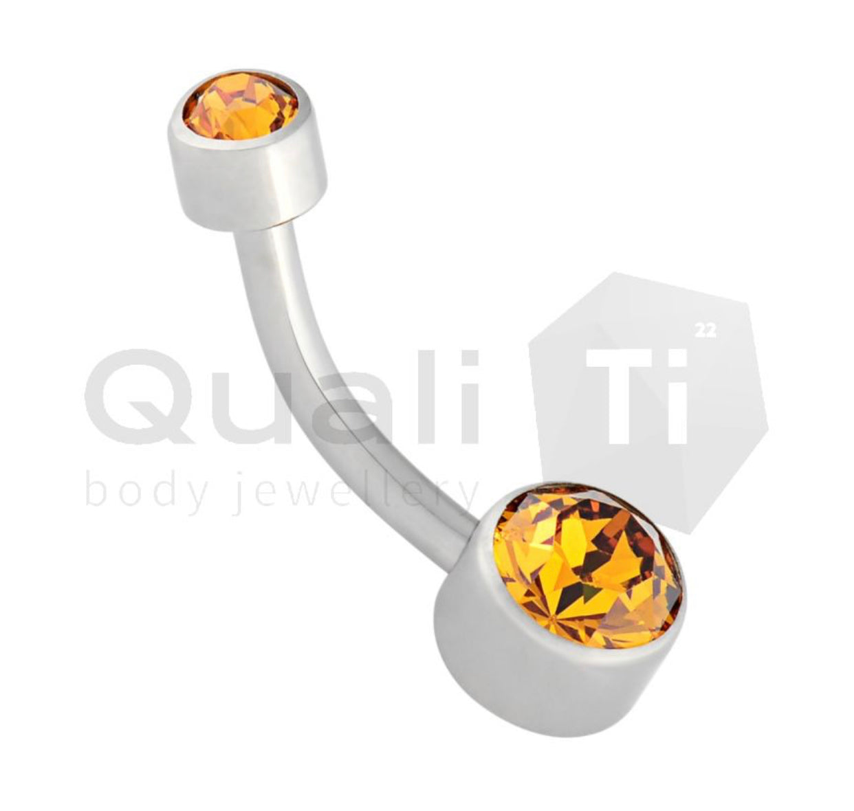 QualiTi The 'Dustie' Micro Navel (colour variants)