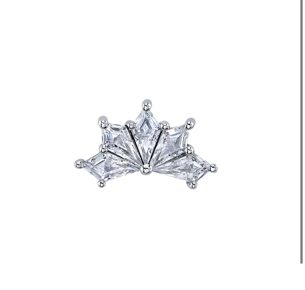 Design Your Own BVLA – Pick Your Setting & Gemstones - Spirit Gold Attachment Diamond Sapphire Earring