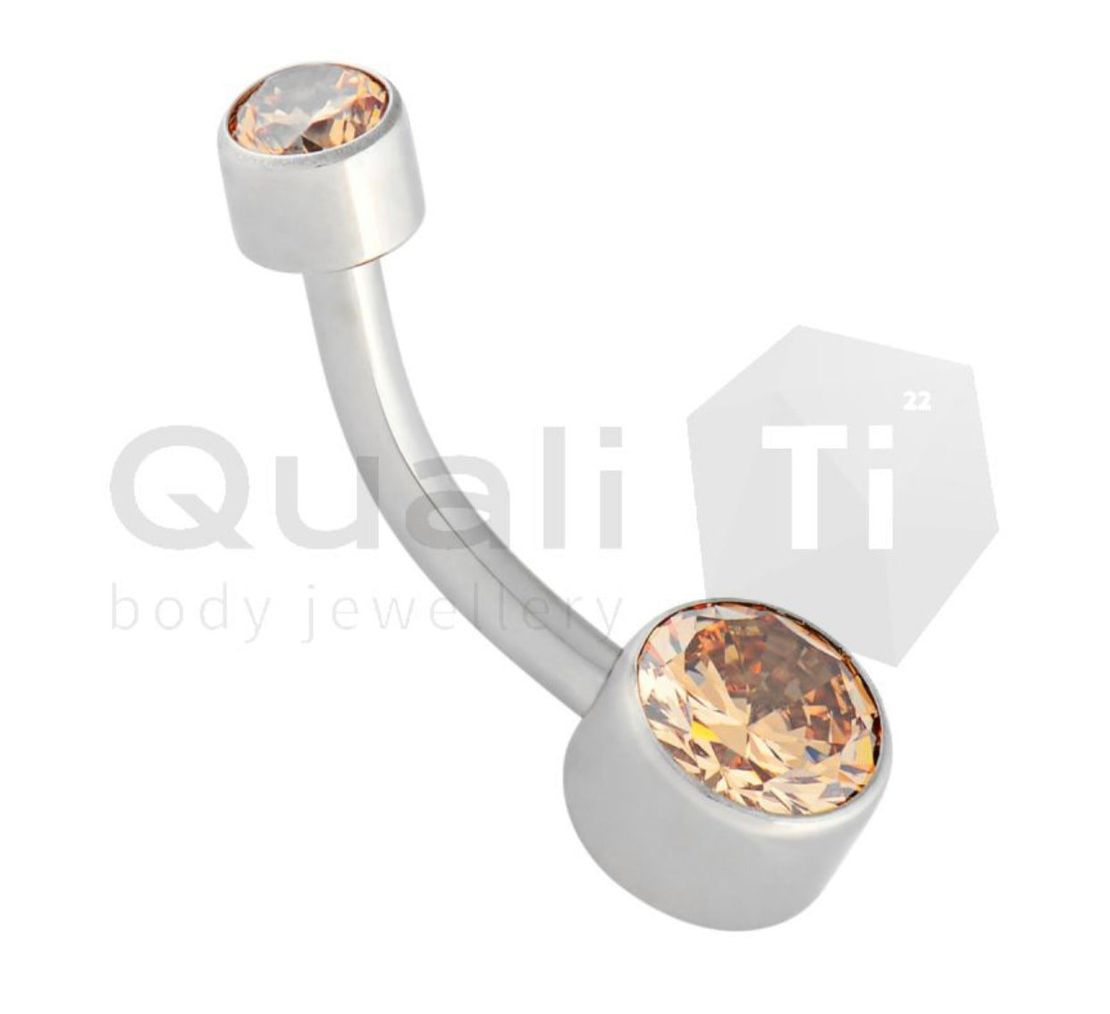 QualiTi The 'Dustie' Micro Navel (colour variants)