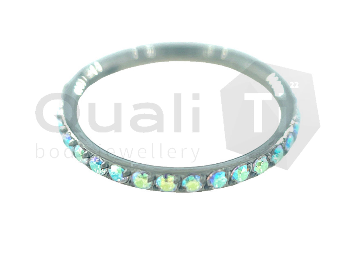 Genevieve' Hinged Titanium Ring
