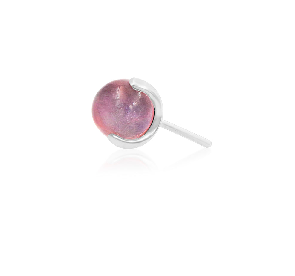 Junipurr Jewellery Prong Set Ball Rose Quartz